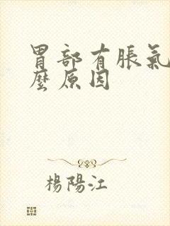 胃部有胀气是什么原因