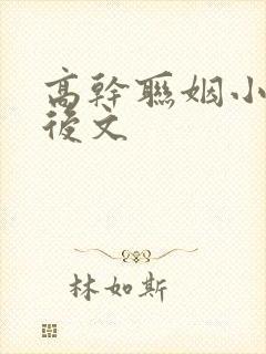 高干联姻小说婚后文
