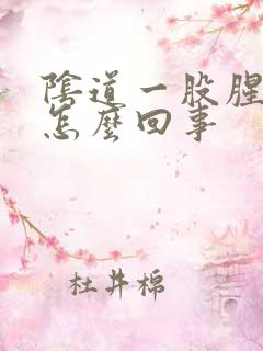 阴道一股腥臭味怎么回事