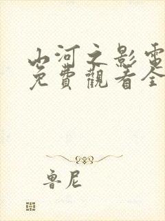 山河之影电视剧免费观看全集高清