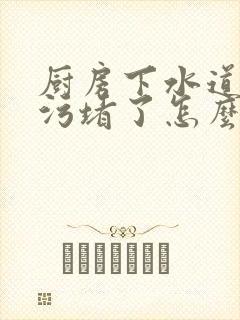 厨房下水道被油污堵了怎么办妙招