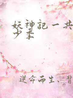 妖神记一共有多少季