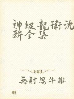 神级龙卫沈浪最新全集