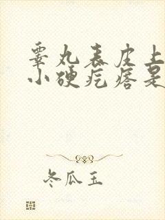 睾丸表皮上有个小硬疙瘩是怎么回事