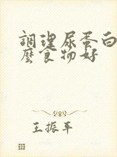 调理尿蛋白吃什么食物好