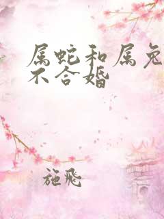 属蛇和属兔的合不合婚