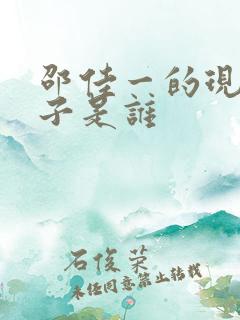 邵佳一的现任妻子是谁