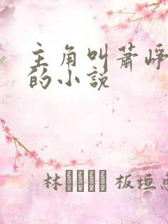 主角叫萧峥陈虹的小说