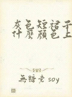 灰色短裙子搭配什么颜色上衣好看