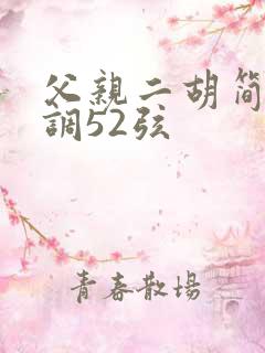 父亲二胡简谱g调52弦