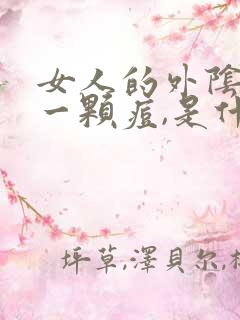 女人的外阴长了一颗痘,是什么原因