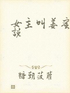 女主叫姜蜜的小说