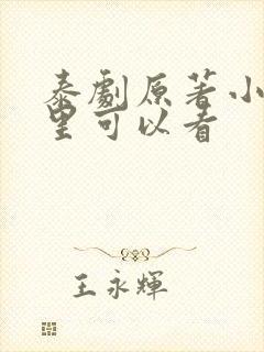 泰剧原著小说哪里可以看