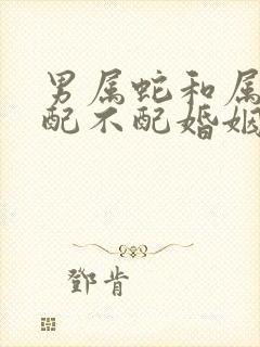 男属蛇和属虎女配不配婚姻