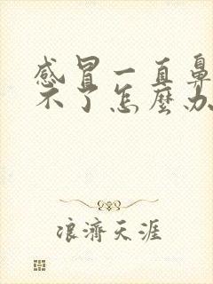 感冒一直鼻塞好不了怎么办