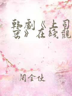 韩剧《上司的秘密》在线观看全集