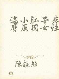 满小肚子疼是什么原因女性