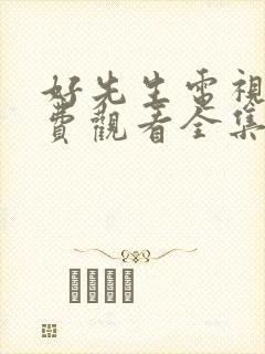 好先生电视剧免费观看全集