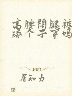 高腰阔腿裤适合矮个子穿吗