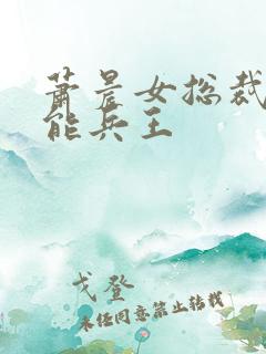 萧晨女总裁的全能兵王