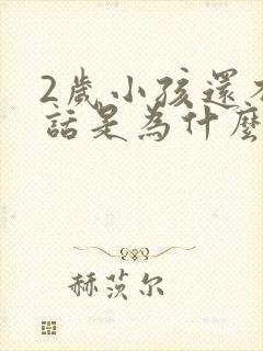 2岁小孩还不说话是为什么