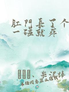 肛门长了个肉球一碰就疼