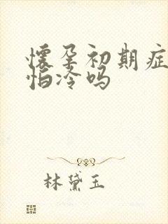 怀孕初期症状会怕冷吗