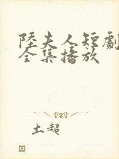 陆夫人短剧免费全集播放