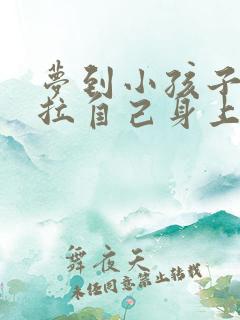 梦到小孩子拉屎拉自己身上什么意思