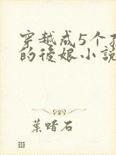 穿越成5个孩子的后娘小说