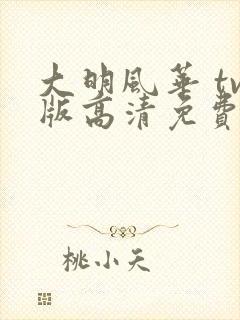 大明风华 tv版高清免费