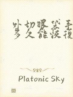 外切眼袋手术后多久能恢复