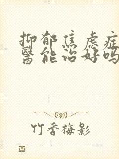 抑郁焦虑症看中医能治好吗