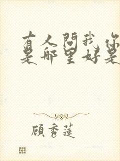 有人问我你究竟是哪里好是什么歌