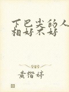 下巴尖的人的面相好不好