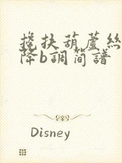 搀扶葫芦丝简谱降b调简谱