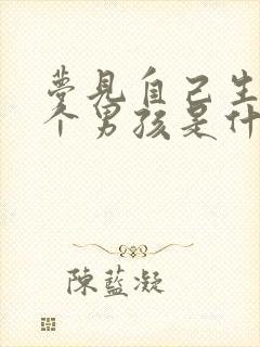 梦见自己生了三个男孩是什么征兆