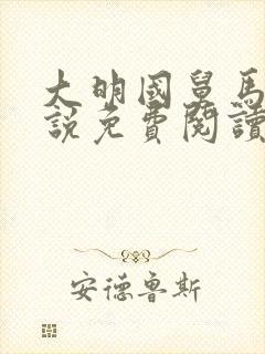 大明国舅马寻小说免费阅读