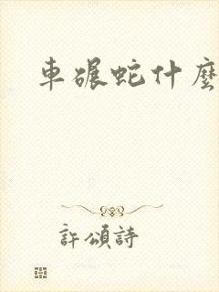 车碾蛇什么预兆