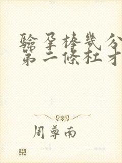 验孕棒几分钟后第二条杠才出来