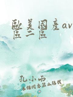 欧美国产av一区二区