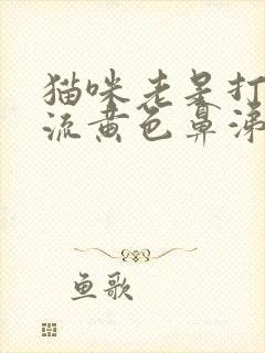 猫咪老是打喷嚏流黄色鼻涕能吃什么药