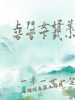 上门女婿叶凡唐若雪下载小说