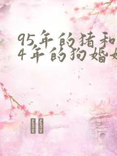 95年的猪和94年的狗婚姻好吗