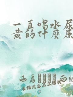 一直喝水尿还是黄的什么原因