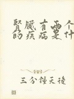 肾脏有两个严重的疾病是什么?