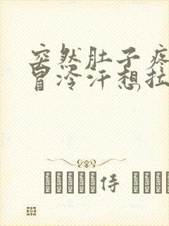 突然肚子疼浑身冒冷汗想拉粑粑