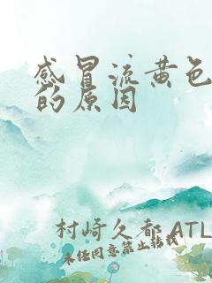 感冒流黄色鼻涕的原因