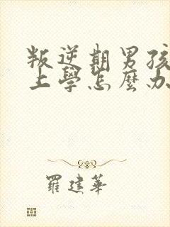 叛逆期男孩不愿上学怎么办