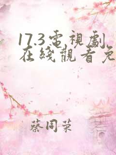 17.3电视剧在线观看免费